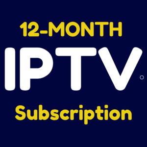 12-Month IPTV Subscription