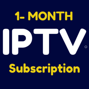 1 Month IPTV Subscription